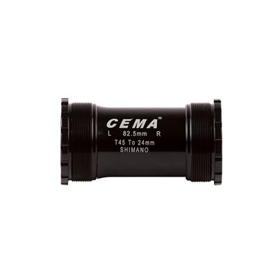 CEMA bracketas t45 shimano-rvs-zwart