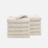 Walra Soft Cotton Handdoeken 60 x 110 cm - 550 gr/m² - Kiezel Grijs - 10 stuks - thumbnail