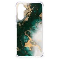 Anti-Shock Hoesje voor Samsung Galaxy A34 Marmer Groen - thumbnail