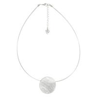 Halsketting Capiz Schelpen Grijs - thumbnail