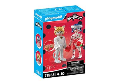 PLAYMOBIL 71865 Ladybug & Cat Noir Bruiloft, Miraculous, 17 onderdelen, vanaf 4 jaar