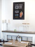 Securit krijtbord Woody ft 60 x 40 cm, zwart - thumbnail