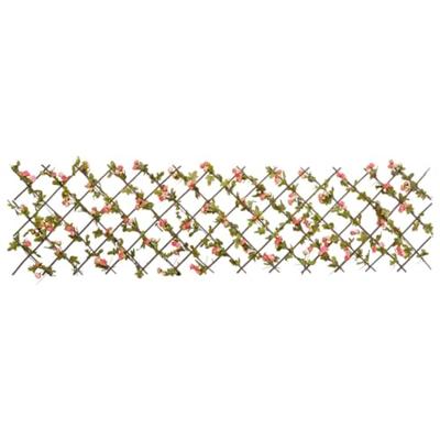 VidaXL Kunstplant klimop latwerk 5 st uittrekbaar 180x60 cm donkerroze VidaXL Kunstplant klimop latwerk 5 st uittrekbaar 180x60 cm donkerroze