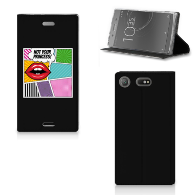 Sony Xperia XZ1 Compact Hippe Standcase Popart Princess Sony Xperia XZ1 Compact Hippe Standcase Popart Princess