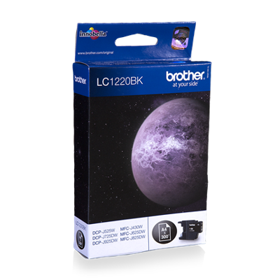 Brother inktcartridge, 300 pagina's, OEM LC-1220BK, zwart