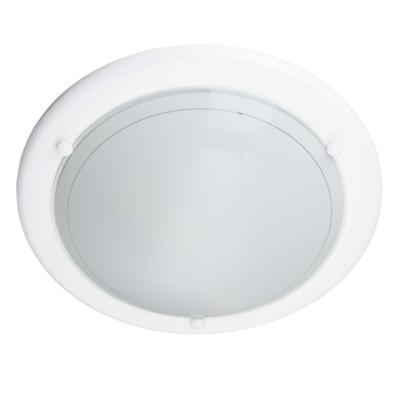 Brilliant RVS plafonnière Miramar Ø 28cm 90191/13