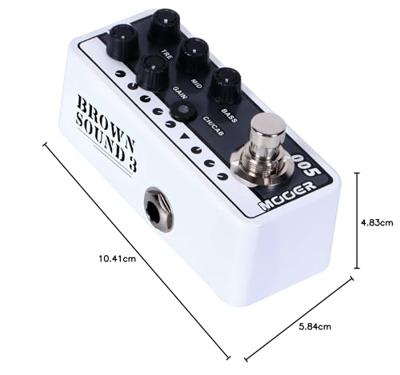 Mooer Micro Preamp 005 Brown Sound 3 overdrive effectpedaal