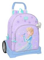 Schoolrugzak met Wielen Frozen Spirit Lila 33 x 42 x 14 cm - thumbnail