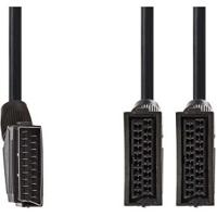 Nedis CVGP31070BK02 SCART-kabel 0,2 m SCART (21-pin) 2 x SCART (21-pin) Zwart - thumbnail