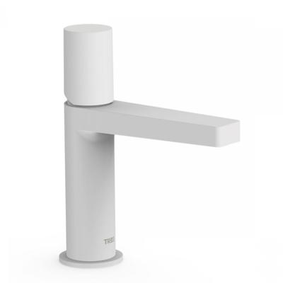 Wastafelmengkraan Tres Project 1-Knop Uitloop Recht 10.6 cm Rond Mat Wit Tres Wastafelmengkraan Tres Project 1-Knop Uitloop Recht 10.6 cm Rond Mat Wit Tres