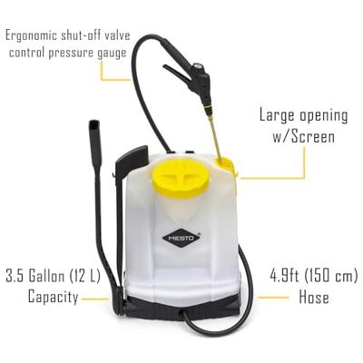 Mesto RS125 Rugspuit 12 l