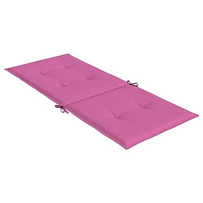VidaXL Tuinstoelkussens hoge rugleuning 2 st 120x50x3 cm stof roze VidaXL Tuinstoelkussens hoge rugleuning 2 st 120x50x3 cm stof roze