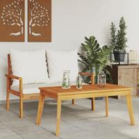 Tuintafel 100x55x45 cm massief acaciahout - thumbnail