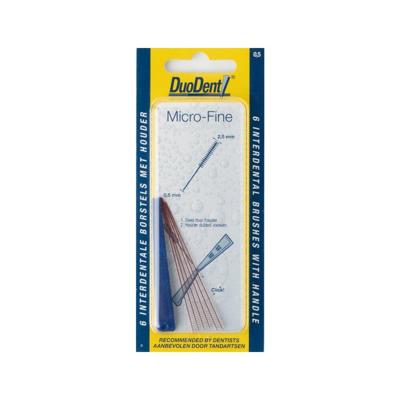 Duodent Rager Micro Fine 0,5 - 2,5 mm Cilindrisch 6st