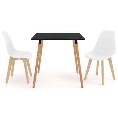 Vidaxl 3-delige Eethoek Wit