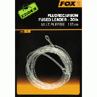 Fox Fluorocarbon Fused Leader 30Lb 115 cm No Swivel - thumbnail