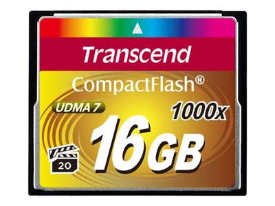 Transcend Ultimate 1066x CF-kaart 16 GB Transcend Ultimate 1066x CF-kaart 16 GB