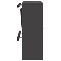 Brievenbus Zwart 30 x 23 x 55 cm Staal - thumbnail