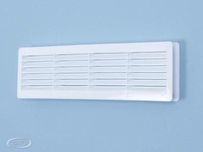 Deurrooster kunststof zwart Deurrooster kunststof zwart