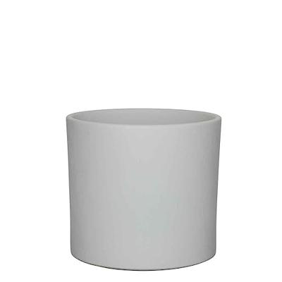 Mica Decorations bloempot Era rond 21,5xd23cm lichtgrijs