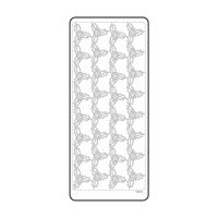 Vaessen Creative • sticker 10x23cm 10pcs goud hulst - thumbnail