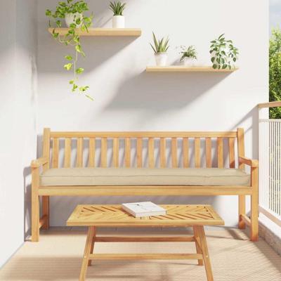 Pallet Kussen Set 2 pcs Beige 200 x 40 x 8 cm Oxford stof
