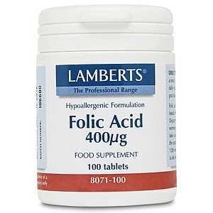 Lamberts Foliumzuur 400mcg Tabletten