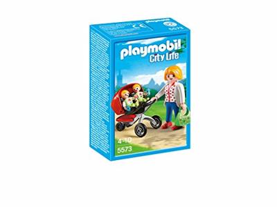 PLAYMOBIL City Life tweeling kinderwagen 5573