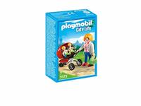 PLAYMOBIL City Life tweeling kinderwagen 5573 - thumbnail