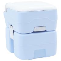 VidaXL Camping toilet lichtblauw en wit 41,5 x 36,5 x 42 cm polyetheen - thumbnail