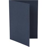 Creativ Company Kaarten, afmeting kaart 10,5x15 cm, 220 gr, blauw, 10 stuk/ 1 doos - thumbnail
