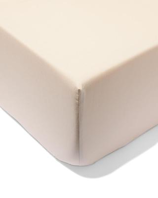 HEMA Hoeslaken 160x200cm katoen percal greige (naturel)
