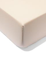 HEMA Hoeslaken 160x200cm katoen percal greige (naturel) - thumbnail