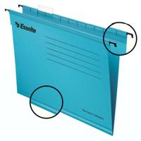 Esselte hangmappen voor laden Classic tussenafstand 330 mm, blauw, doos van 25 stuks - thumbnail