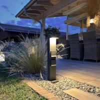 Deko Light 733071 Lerna 600, 7,4 W, 3000/4000K, grau Staande LED-tuinlamp LED LED vast ingebouwd 7.4 W Grijs - thumbnail