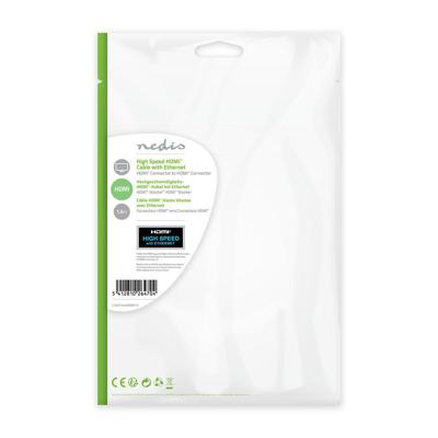 Platte High Speed HDMI-kabel met Ethernet | HDMI-connector - HDMI-connector | 1,5 m | Zwart Platte High Speed HDMI-kabel met Ethernet | HDMI-connector - HDMI-connector | 1,5 m | Zwart