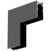 Hoekstuk voor 48V Magnetische Track Rails - Brinton Magni - Opbouw - Plafond naar Muur - Zwart - thumbnail