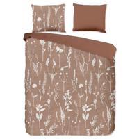 Good Morning Dekbedovertrek "bloemen" - Terra - (200x200/220 cm) - Katoen - thumbnail