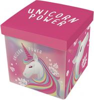 Unicorn Power opbergbox 30 x 30 x 30 cm - thumbnail