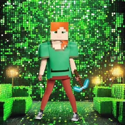 Minecraft Diamond houweel - 51 cm