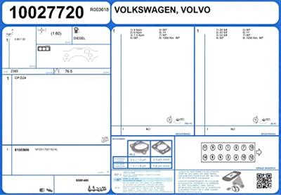 Pakking, cilinderkop 10027720