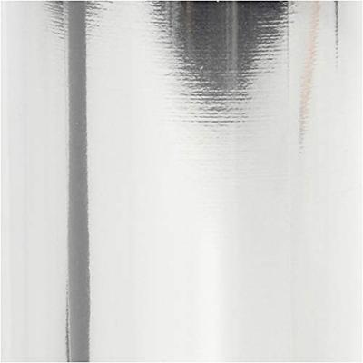 Creativ Company Deco folie, b: 15,5 cm, dikte 0,02 mm, zilver, 50 cm/ 1 rol