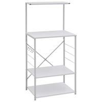 VidaXL Magnetronkast 60x39,6x123 cm bewerkt hout wit - thumbnail