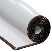 VidaXL Doorzichtig zeildoek met zeilringen 5x8 m polyethyleen - thumbnail