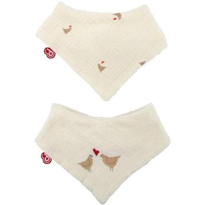 Verpakking van 2 bandana slabbetjes - DOMIVA - Maternity Love - Zacht en absorberend katoen - Verstelbare drukknopen Verpakking van 2 bandana slabbetjes - DOMIVA - Maternity Love - Zacht en absorberend katoen - Verstelbare drukknopen