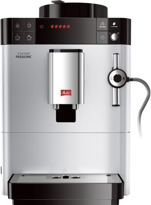 Melitta CAFFEO Passione - Automatisch koffiezetapparaat met cappuccinatore - 15 bar - zilver - thumbnail