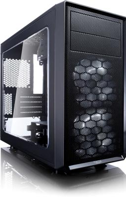 Fractal Design Focus G Mini Black Window Midi-tower PC-behuizing Zwart 2 voorgeïnstalleerde LED-ventilators, Zijvenster, Stoffilter Fractal Design Focus G Mini Black Window Midi-tower PC-behuizing Zwart 2 voorgeïnstalleerde LED-ventilators, Zijvenster, Stoffilter