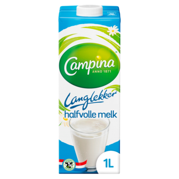 Melk Campina LangLekker halfvol 1 liter