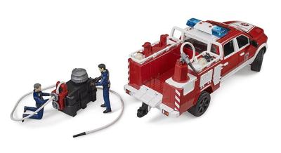 Bruder RAM 2500 brandweertruck met licht en geluid