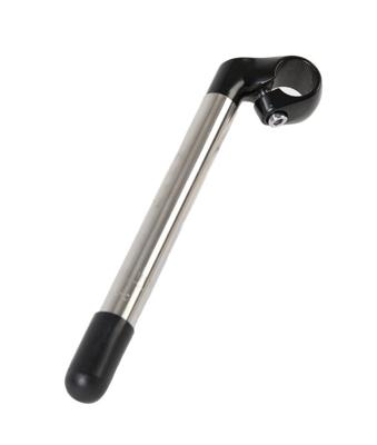 Buzaglo Primax e stuurpen ø22.2/25.4 l=280 mm. rvs zilver/mat zwart